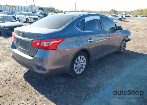 2018 Nissan Sentra Sv из США, поврежденный, VIN 3N1AB7AP2JL627521